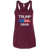 donaltrump 2020 T Shirt B8800 Bella + Canvas Flowy Racerback Tank