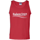 Balenciaga, Logo cotton T-shirt, Women, Black G220 Gildan 100% Cotton Tank Top