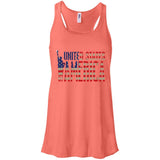 i'm American t shirt B8800 Bella + Canvas Flowy Racerback Tank