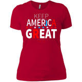 Keep American great 2020 NL3900 Next Level Ladies' Boyfriend T-Shirt
