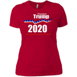 President Trump keep America great 2020 NL3900 Next Level Ladies' Boyfriend T-Shirt