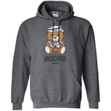 Moschino Man Azure T-Shirt Cotton G185 Gildan Pullover Hoodie 8 oz.