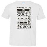 Gucci logomania print gucci men's t shirt 3321 Rabbit Skins Toddler Jersey T-Shirt