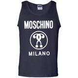 Moschino Kids - logo print T-shirt - kids - Cotton G220 Gildan 100% Cotton Tank Top