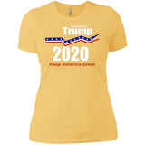President Trump keep America great 2020 NL3900 Next Level Ladies' Boyfriend T-Shirt