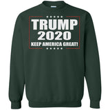 Donald Trump Keep America Great 2020 G180 Gildan Crewneck Pullover Sweatshirt  8 oz.