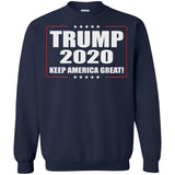 Donald Trump Keep America Great 2020 G180 Gildan Crewneck Pullover Sweatshirt  8 oz.
