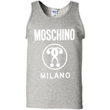 Moschino Kids - logo print T-shirt - kids - Cotton G220 Gildan 100% Cotton Tank Top