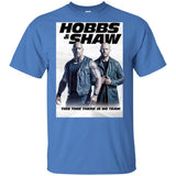 Hobbs & Shaw T-Shirt 2019 Movie HOT Fast&Furious Presents MEN-WOMEN Black-White G200B Gildan Youth Ultra Cotton T-Shirt