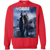 Hobbs & Shaw T-Shirt 2019 HOT Fast & Furious Presents Summer Men's Black And White S-5XL G180 Gildan Crewneck Pullover Sweatshirt  8 oz.