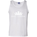 Dolce & Gabbana Black Crown Tee G220 Gildan 100% Cotton Tank Top