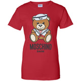 Moschino Man Azure T-Shirt Cotton G200L Gildan Ladies' 100% Cotton T-Shirt