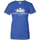 Dolce & Gabbana Men's Oversized Logo T-Shirt G200L Gildan Ladies' 100% Cotton T-Shirt