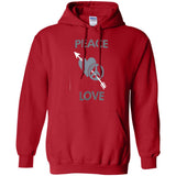 Love Moschino Man Black T-Shirt Cotton, Elastane G185 Gildan Pullover Hoodie 8 oz.