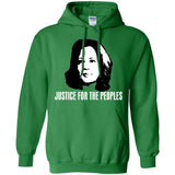 Kamala Harris Justice for the peoples t shirt G185 Gildan Pullover Hoodie 8 oz.