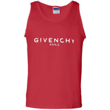 Givenchy Men's Destroyed Logo Graphic T-Shirt, Black, Men's G220 Gildan 100% Cotton Tank Top