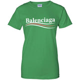 Balenciaga, Logo cotton T-shirt, Women, Black G200L Gildan Ladies' 100% Cotton T-Shirt