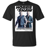 Hobbs & Shaw T-Shirt 2019 Movie HOT Fast&Furious Presents MEN-WOMEN Black-White G200B Gildan Youth Ultra Cotton T-Shirt