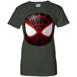 Spider man mask T Shirt G200L Gildan Ladies' 100% Cotton T-Shirt