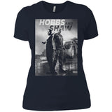 Hobbs & Shaw T-Shirt 2019 HOT Fast & Furious Presents Summer Men's Black S-5XL NL3900 Next Level Ladies' Boyfriend T-Shirt
