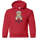 Moschino Man Azure T-Shirt Cotton G185B Gildan Youth Pullover Hoodie