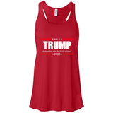 Trump Grab America  By the Pussy Again t shirt B8800 Bella + Canvas Flowy Racerback Tank