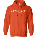 Givenchy Men's Destroyed Logo Graphic T-Shirt, Black, Men's G185 Gildan Pullover Hoodie 8 oz.