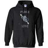 Love Moschino Man Black T-Shirt Cotton, Elastane G185 Gildan Pullover Hoodie 8 oz.