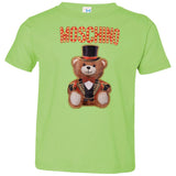 Moschino Circus Bear T-shirt Black - Black 3321 Rabbit Skins Toddler Jersey T-Shirt