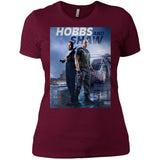 Hobbs & Shaw T-Shirt 2019 HOT Fast & Furious Presents Summer Men's Black And White S-5XL NL3900 Next Level Ladies' Boyfriend T-Shirt