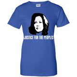Kamala Harris Justice for the peoples t shirt G200L Gildan Ladies' 100% Cotton T-Shirt