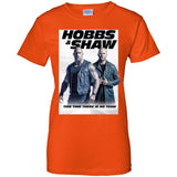 Hobbs & Shaw T-Shirt 2019 Movie HOT Fast&Furious Presents MEN-WOMEN Black-White G200L Gildan Ladies' 100% Cotton T-Shirt