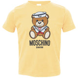 Moschino Man Azure T-Shirt Cotton 3321 Rabbit Skins Toddler Jersey T-Shirt