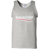 Balenciaga, Logo cotton T-shirt, Women, Black G220 Gildan 100% Cotton Tank Top