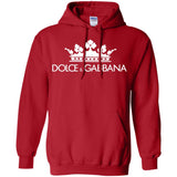 Dolce & Gabbana Black Crown Tee G185 Gildan Pullover Hoodie 8 oz.