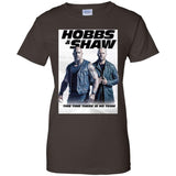 Hobbs & Shaw T-Shirt 2019 Movie HOT Fast&Furious Presents MEN-WOMEN Black-White G200L Gildan Ladies' 100% Cotton T-Shirt