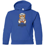 Moschino Man Azure T-Shirt Cotton G185B Gildan Youth Pullover Hoodie