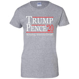 Trump pense keep America great 2020 G200L Gildan Ladies' 100% Cotton T-Shirt
