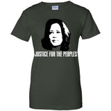 Kamala Harris Justice for the peoples t shirt G200L Gildan Ladies' 100% Cotton T-Shirt