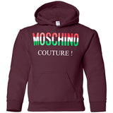 Moschino - Couture logo T-shirt - men - Cotton - 50 - Black G185B Gildan Youth Pullover Hoodie