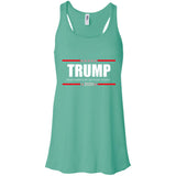 Trump Grab America  By the Pussy Again t shirt B8800 Bella + Canvas Flowy Racerback Tank
