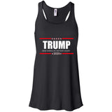 Trump Grab America  By the Pussy Again t shirt B8800 Bella + Canvas Flowy Racerback Tank