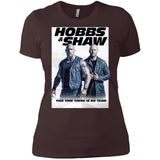 Hobbs & Shaw T-Shirt 2019 Movie HOT Fast&Furious Presents MEN-WOMEN Black-White NL3900 Next Level Ladies' Boyfriend T-Shirt
