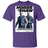 Hobbs & Shaw T-Shirt 2019 Movie HOT Fast&Furious Presents MEN-WOMEN Black-White G200B Gildan Youth Ultra Cotton T-Shirt