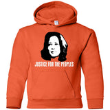 Kamala Harris Justice for the peoples t shirt G185B Gildan Youth Pullover Hoodie