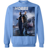 Hobbs & Shaw T-Shirt 2019 HOT Fast & Furious Presents Summer Men's Black And White S-5XL G180 Gildan Crewneck Pullover Sweatshirt  8 oz.