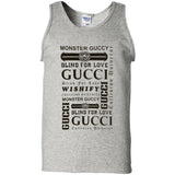 Gucci logomania print gucci men's t shirt G220 Gildan 100% Cotton Tank Top