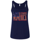 i'm American t shirt 6488 Bella + Canvas Ladies' Relaxed Jersey Tank