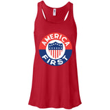 AMERICA FIRST! T shirt B8800 Bella + Canvas Flowy Racerback Tank