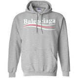 Balenciaga, Logo cotton T-shirt, Women, Black G185 Gildan Pullover Hoodie 8 oz.